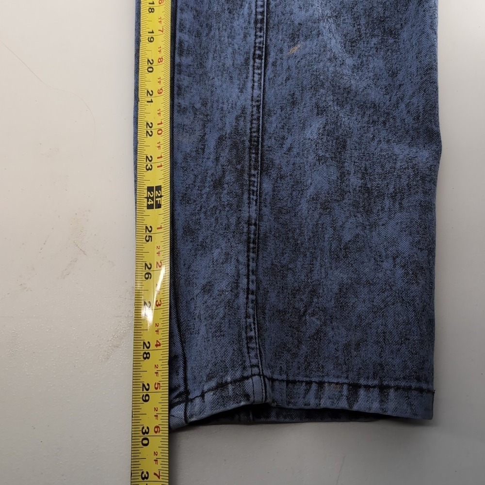 Acid Wash Jumpsuit Coveralls Denim Canvas Utility Art to Wear Grunge Size Large - Picture 16 of 16